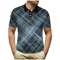 Muška košulja Muška golf majica Casual Sports V Redbed ovratnik kratki rukav modni casual pune boje