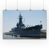 Mobile, Alabama, bojni brod, fotografija