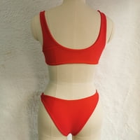 Žene Kupaći kostim od punog boja Visoki struk Monokini kupaći kupaći kostimi seksi bikini chmora
