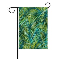 Popcreation Tropical Palm lišće poliesterski vrt zastava na otvorenom zastava na otvorenom kućna zabava