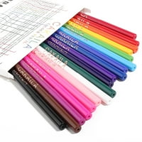 Šarene olovke olovke se postavljalo pigmentirano dugotrajnu olovku laka za boju božićna šminka poklon