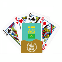 Am iz Mauritanija Art Deco Fashion Royal Flush Poker igračka karta