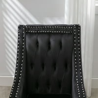 Akcentna stolica, fotelja sa gumbom s gumenom nogama od pukotine, savremena tapacirana jednokratna kauč