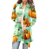 Fanxing Cleance Cardigani za žene Trendy Ljetni jesen Halloween Cardigan Otvoreni prednji džemperi Outerwear