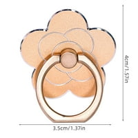 Držač zvona za cvjetne prsten za cvijeće METALNI prsten za prsten prst Kickstand 360 ° rotacija Univerzalni