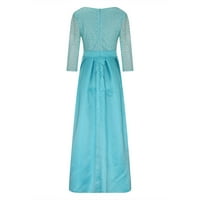 Elegantne haljine za žene, ženska haljina sa satenom dubokom V-izrezom Ljetna jesen V-izrez Haljina