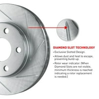 Za .-Mazda CX-R koncepti prednji srebrni cink dijamantski rotori za kočnice