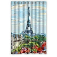 Mohome Paris Eiffel Tower uzorak zavod za tuširanje vodootporne poliesterne tkanine za tuširanje