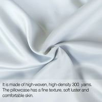 Satenski jastučnici sa patentnim patentnim svilenim mekim sateen jastukom pokriva set