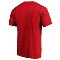 Muške fanatike marke crvene vašingone Capitals primarnu majicu tima Logo