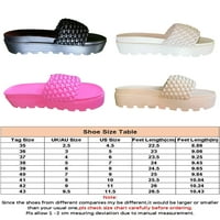 Colisha Womens Platform Sandal Beach Sandals Ljetni dijapozitivi unutarnji vanjski pleteni papuči za