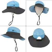 Bazyrey sunčani šešir za žene žensko ljeto Čvrsto modno široko petino ribolovno planinarenje kampiranje