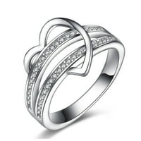 Do 65% popusta na AMLBB prstenove za žene djevojke dame modni dijamantni prsten nakit kreativni prsten