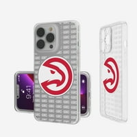 Atlanta Hawks iPhone Clear Text Backdrop Design futrola