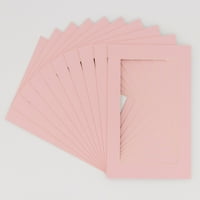 Meke ružičaste kiseline Besplatne prostirke za slike s bijelim jezgrom Bevel Cut za slike - odgovara