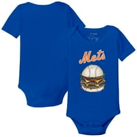 Dojenčad Tiny Turpap Royal New York Mets Burger Bodysuit