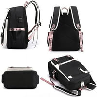 Kawaii Panda školska torba Laptop ruksačka školska torba tinejdžeri rucksack USB port putne ruksake za školske tinejdžere djevojke Mochila