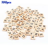 BRRNOOO Puzzle Drvene pločice Engleska abeceda Puzzle pločice Pisma i brojevi Privjesci Pravopisna igra