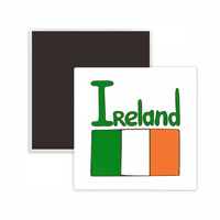 Irska Nacionalna zastava Zeleni uzorak Square Cercos Frižider Magnet CHEVAKE MENMO