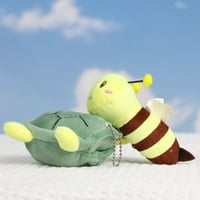 Actfu Plish Checkchain Soft Slatka pčela poprečna kornjača životinja lutka plišana igračka viseći ukras