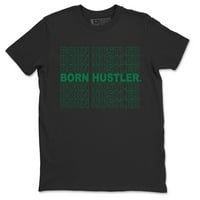 Rođen Hustler majica Jordan White Lucky Green Sniaker Top - AJ utakmica za utakmicu