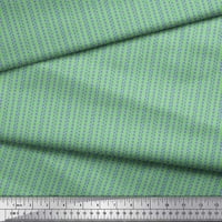 Soimoi zelene pamučne kambričke tkanine školjke Ocean Print tkanina od dvorišta široko