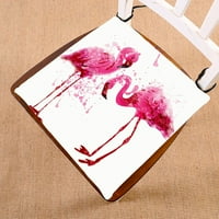 Pink Flamingo prskanje stolice za sjedalo sjedalo sjedalo za jastuke jastuk jastuk s dvije strane tiskanje