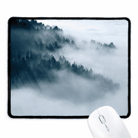 Magla Forest Mountain Sky Cloud MousePad Prošičene rub Mat gume Gang Pad