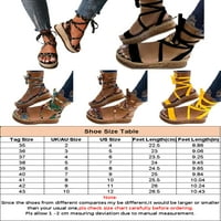 Sanviglor ženske casual cipele čipke udružene sandale rimske strapppy ljeto lagana leopard comfort commont