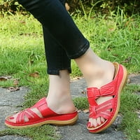 Ortopedske sandale za žene Otvorene pješačke papuče sa lukom potpornicom protiv klizanja prozračna sandala