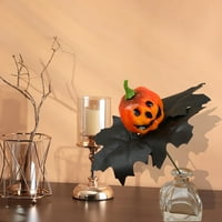 Hadančeo Halloween bundeve javorov štap sablasno za višekratnu realnu realnu realnu dekoraciju umjetnog
