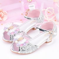 Kid slajdova bebe sandale za djevojčice Dječje cipele s dijamantskim sandalama princeze cipele luk visoke