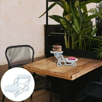 Dizajn bicikla Desertni nosač kreativni plastični nosač voća banket bijeli