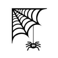 Jedno otvaranje zidnih naljepnica Halloween, paukov Ghost Bat bundeve zidne naljepnice