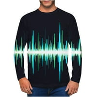 Jesenske košulje za muškarce, Ležerne prilike Ležerne prilike pulover na okruglom vratu 3D ispisana