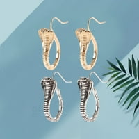 Jednostavna kobra ušima modne legure vintage životinjske životinjske zmijske nakit za žene minđuše za