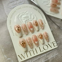 Feildoo Press na dizajnu noktiju, lažnim noktima Višebojna i ljepilo na noktima postavljenim na noktima