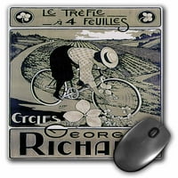 3Droza Le Trefle Cycles Georges Richard Bicikl Oglašavanje Poster PAD MOUSE