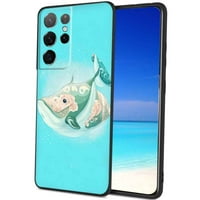 Kompatibilan sa Samsung Galaxy S ultra Telefon Telefon, Whale-Fish - Case Silikonski zaštitni za zaštitu