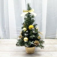 Pnellth Božićno drvce Compact svečani delikatni odličan odličan Xmas Ornament za zabavu