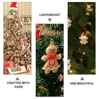 Etereauty medenjakBread Man Božićno stablo Privjesak za ukrašavanje Alat za ukrašavanje Domaći dekor