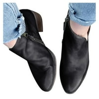 Čizme sa niskim petom, čizme za patke Ženske cipele Snažne čizme sa srednjim teletom za žene čizme za