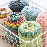 Naierhg debeli višebojni pletenje kukičane prediva navoja DIY džemper šal tkani materijal