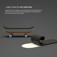 Mini prst skateboard - Drvena ploča prsta Ultimate Sport trening rekvizicije u svijetlosmeđoj boji sa