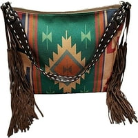 Torba za ramena etničkog stila za žene tassel torba pamuk platnena tota torba retro satchel veliki kapacitet
