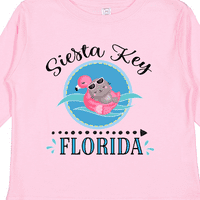 Inktastic Siesta Key Florida Plotak na plaži Poklon dječaka majica majica dugih rukava s dugim rukavima
