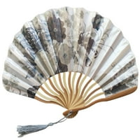 Mali zidni ventilator kineski stil ručni ventilator bambusovog papira sa sklopivim ventilatorima Vjenčani