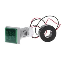 LED digitalni dvostruki displej voltmeter AMMETER napon mjerač mjerač AC 60-500V 0-100a