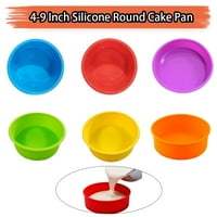 ToolOflife silikonski okrugli kolač za tortu kalupe za torte za pečenje torta za kolač od sira pećnica