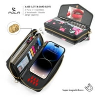 Telefonska torba sa futrolom za iPhone Mini višenamjenski novčanik Veliki kapacitet sa slotovima sa